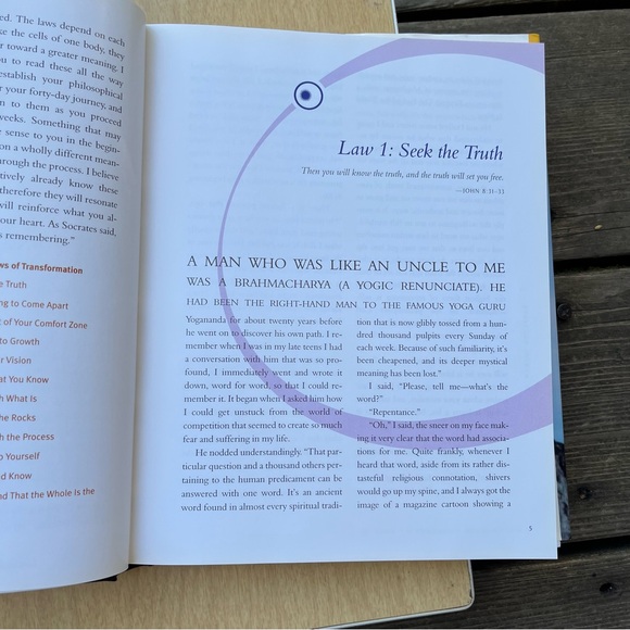 40 Days To Personal Revolution Hardcover Book By Baron Baptiste - Picture 11 of 15